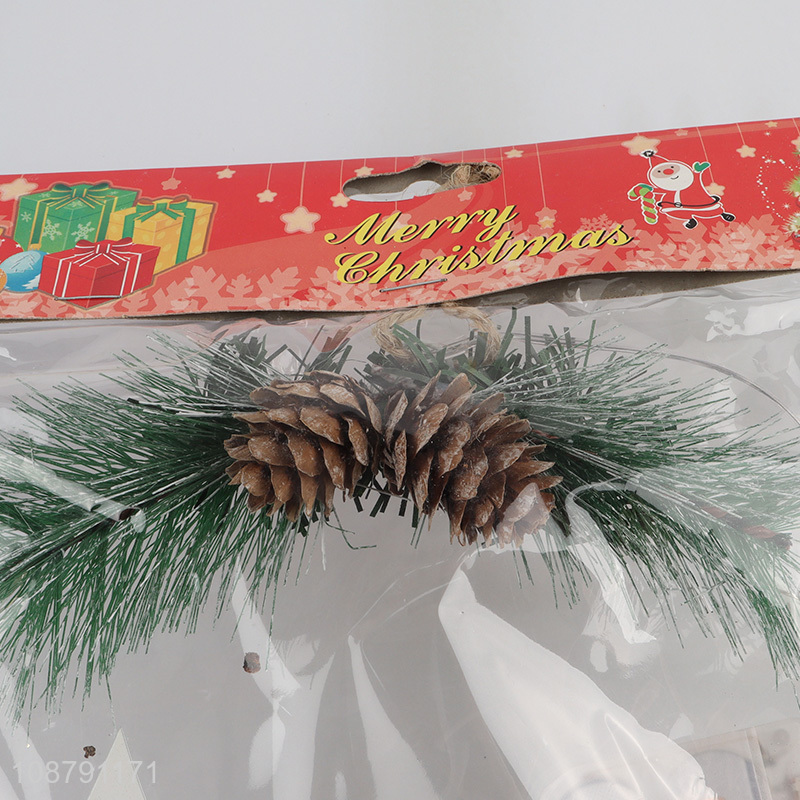 Hot selling metal Christmas wreath for indoor outdoor decoration