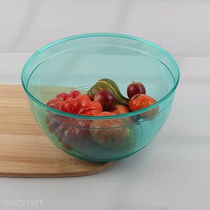 Good quality reusable plastic salad bowl serving bowl