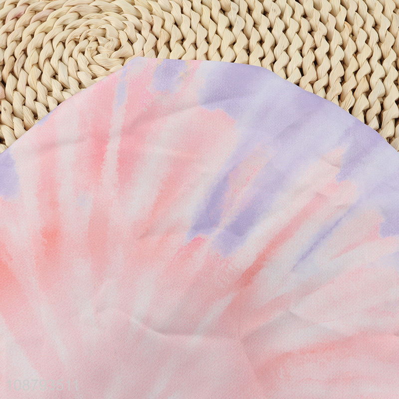 Online wholesale stylish reusable elastic shower cap for women