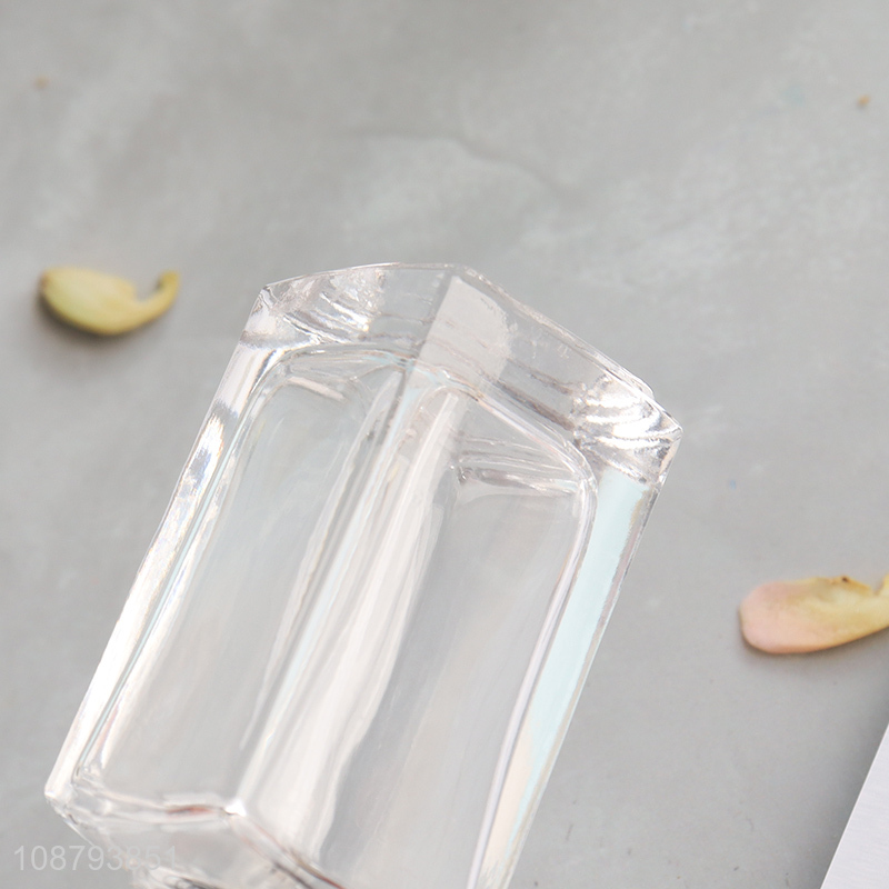 Good sale clear unbreakable glass perfume bottle
