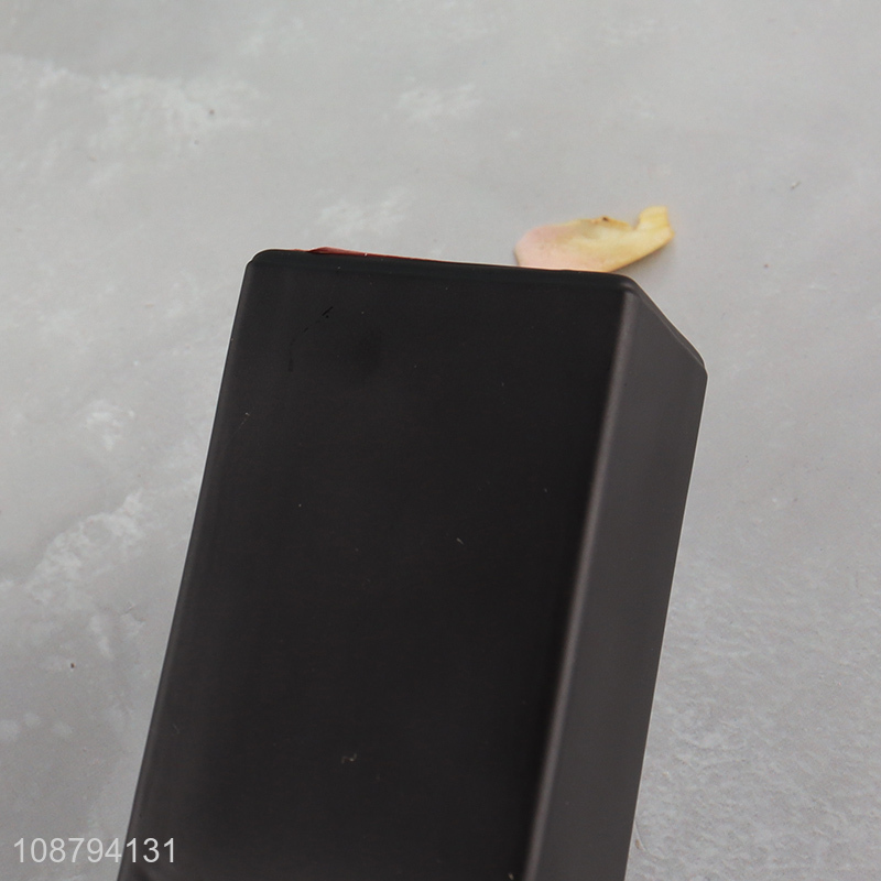 Best selling black square glass perfume bottle