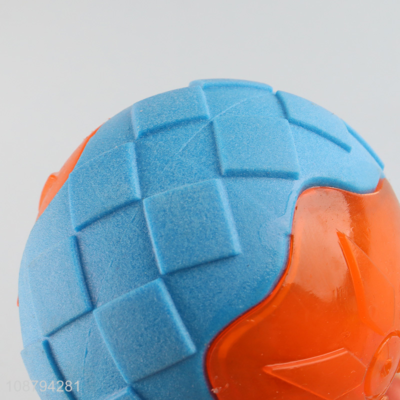 Hot items soft pets toys ball with sounds