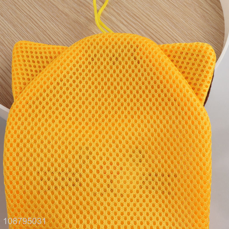 Hot selling cute exfoliating bath glove for kids toddlers