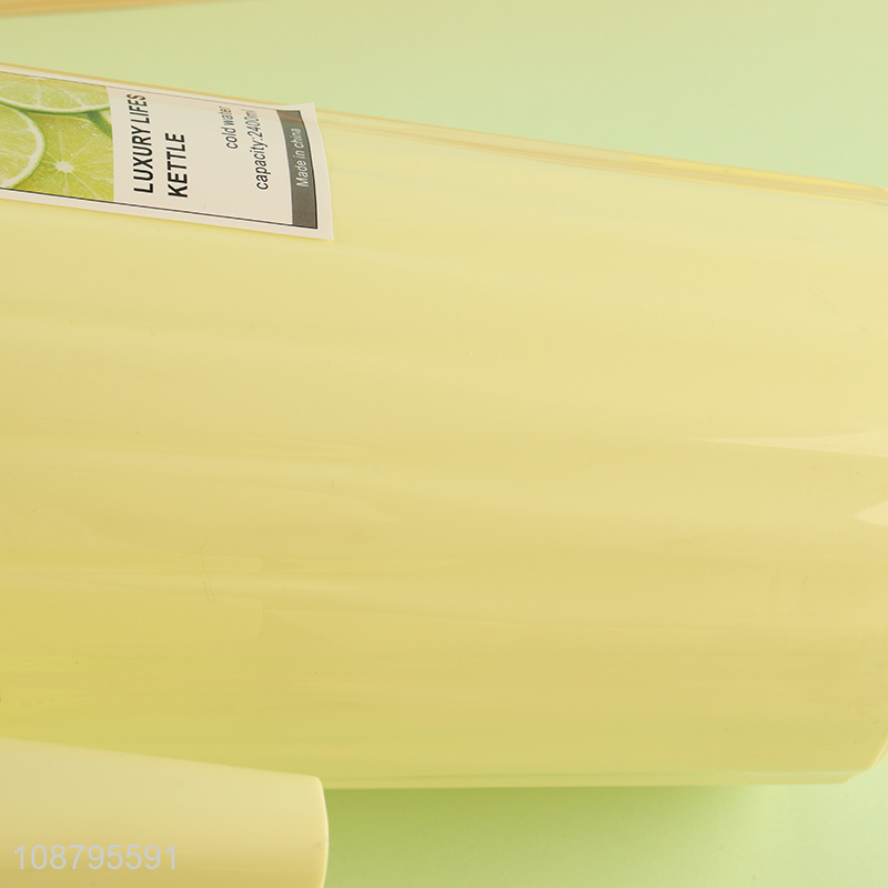 Yiwu factory plastic water kettle water jug water cup set