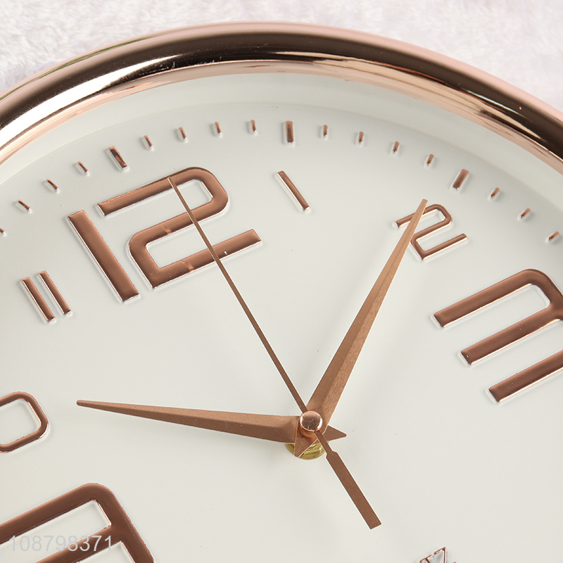 Factory price battery operated simple silent analog wall clock