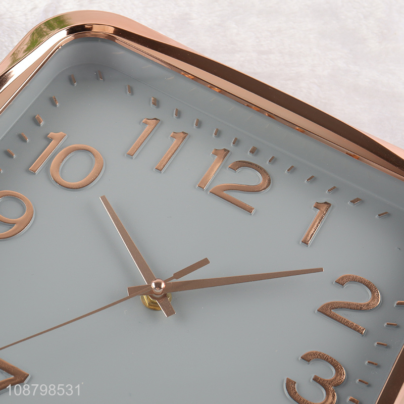 Factory price decorative wall clock silent quartz wall clock