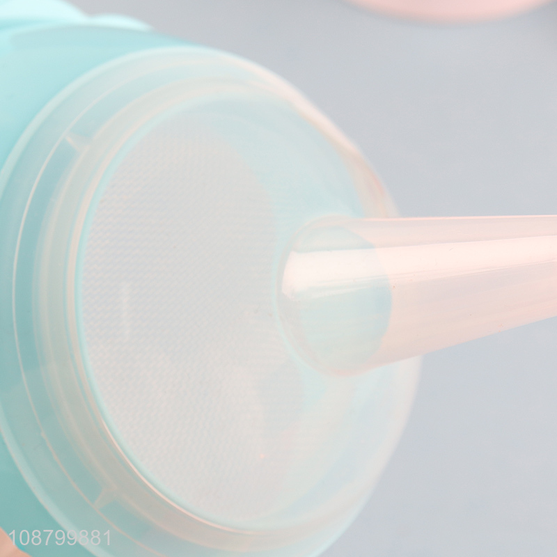 High quality plastic handle mesh strainer with funnel