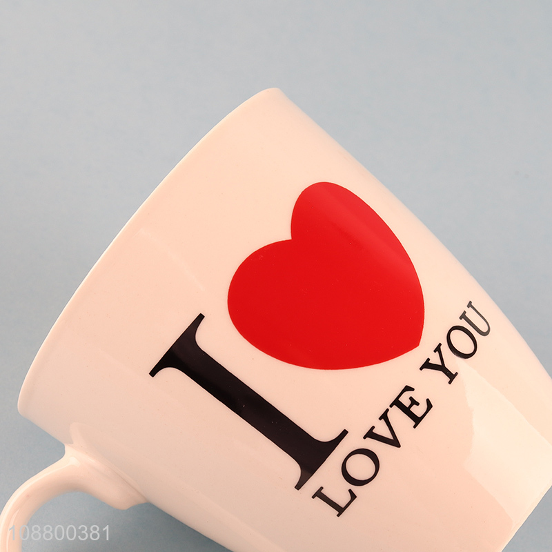 Good quality ceramic coffee mug water cup with handle