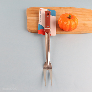Hot selling stainless steel meat fork for cooking grill