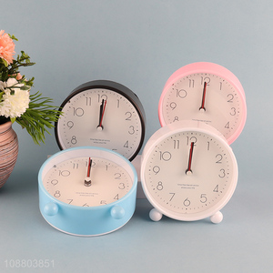 Factory price kids plastic alarm clock with night light