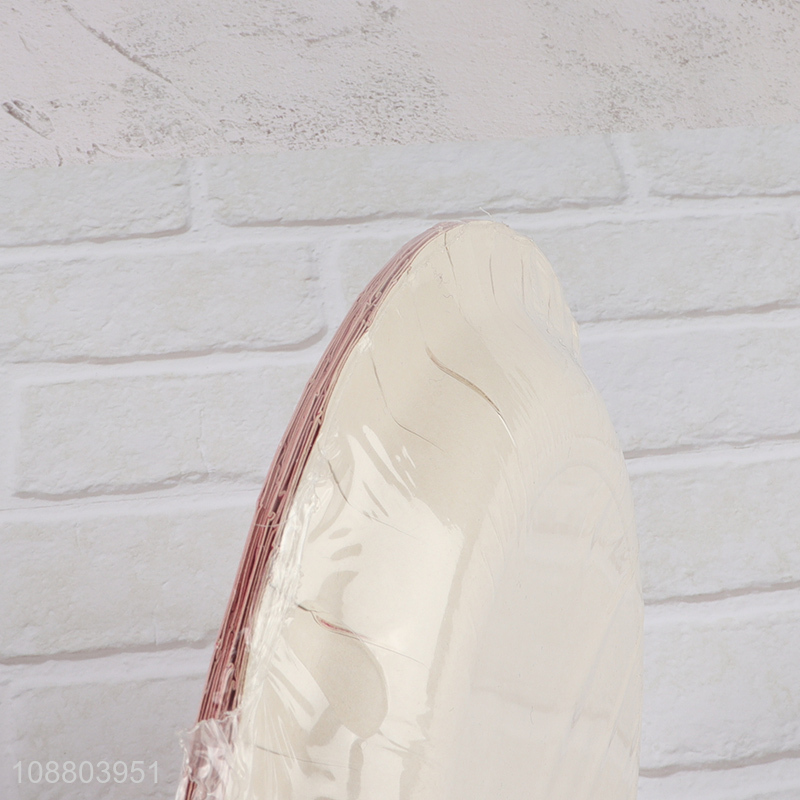 Popular products round 12pcs disposable plate dessert plate