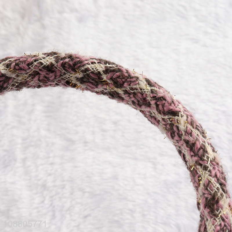 Good quality fabric headband padded hair hoop for women