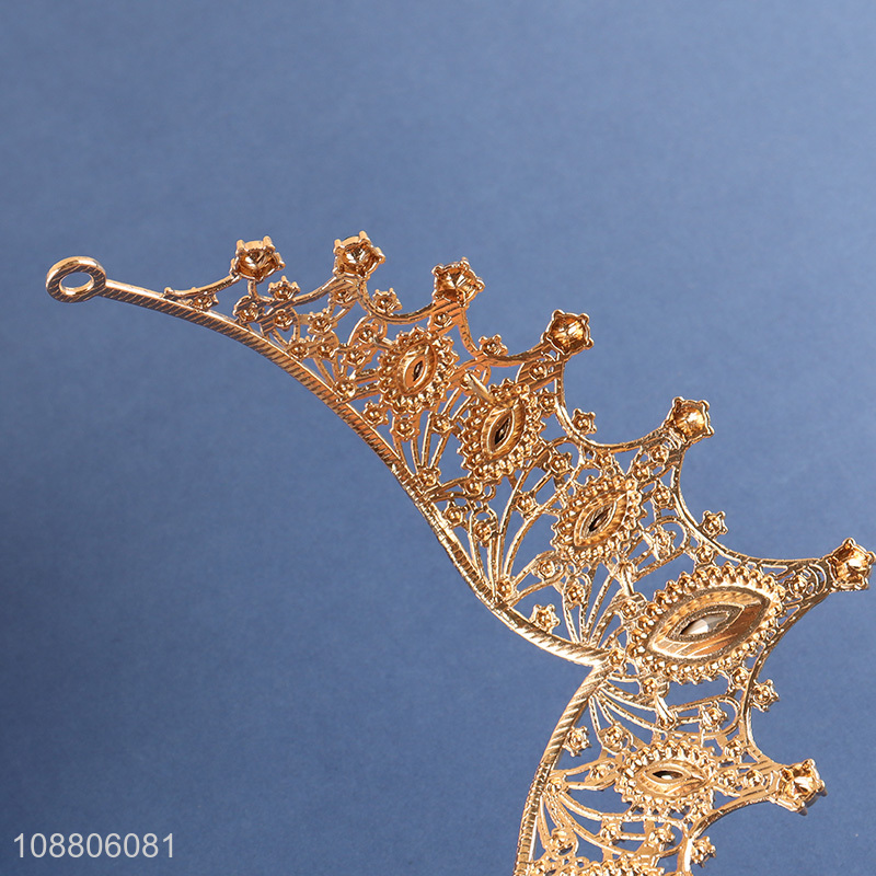 Wholesale princess rhinestone tiara wedding crown for women