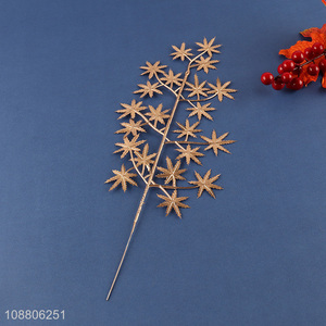 New arrival gold faux plant leaves for home office decoration