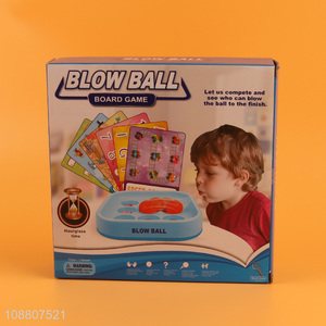 Yiwu factory children blow ball board game for sale