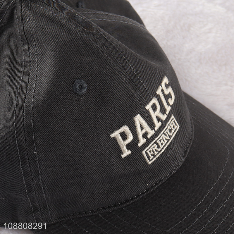 Online wholesale unisex embroidered cotton baseball cap