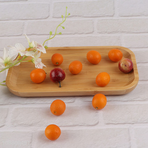 Low price bamboo food tray salad tray for home restaurant