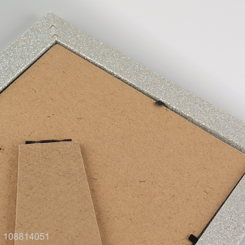 High Quality 6*8Inch Glitter Picture Frame for Desktop Decor