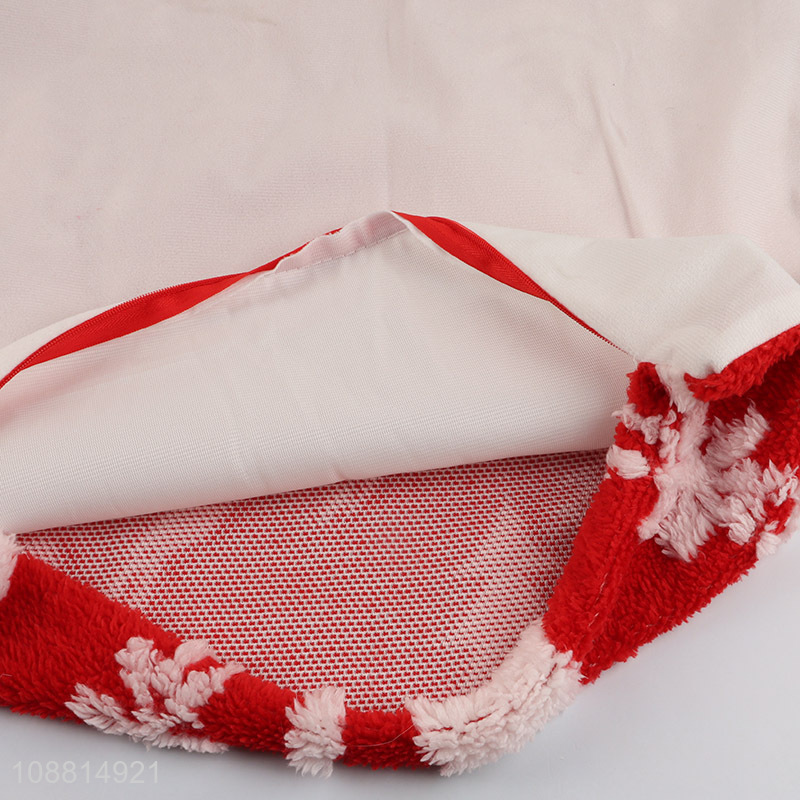 Yiwu factory square christmas bolster case for home