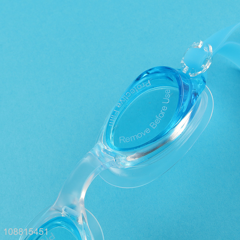 Wholesale anti-fog swim goggles with earplugs for adults kids