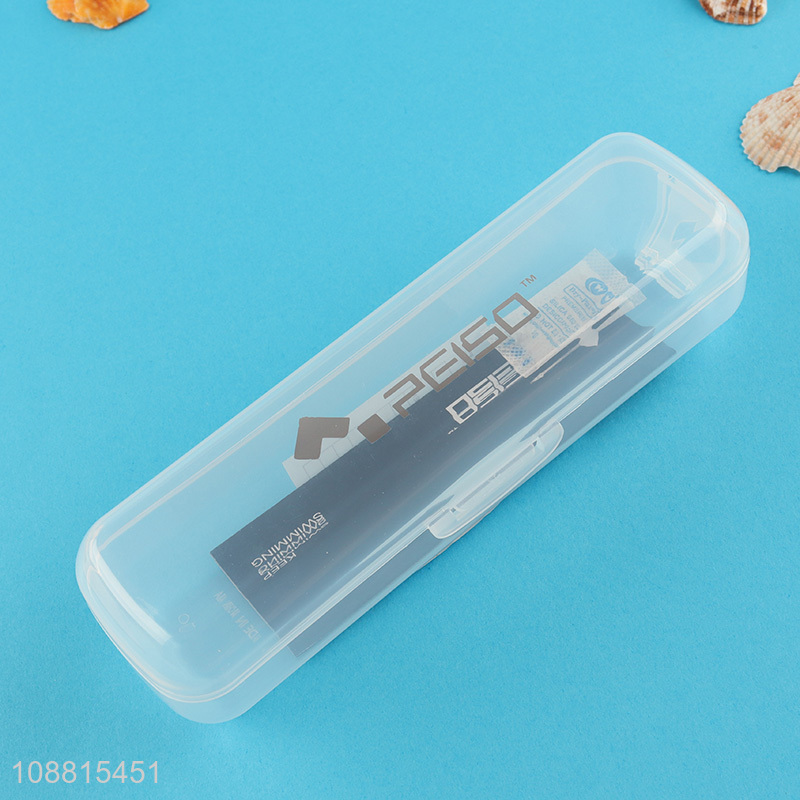 Wholesale anti-fog swim goggles with earplugs for adults kids