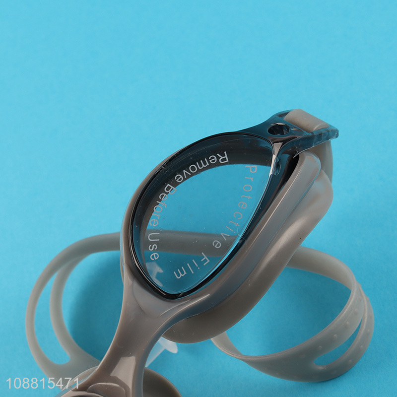 Good price waterproof anti-fog swim goggles with ear plugs