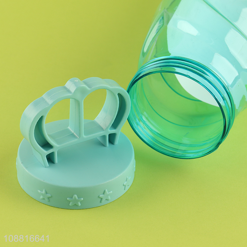 China imports colorful plastic water bottle with stickers