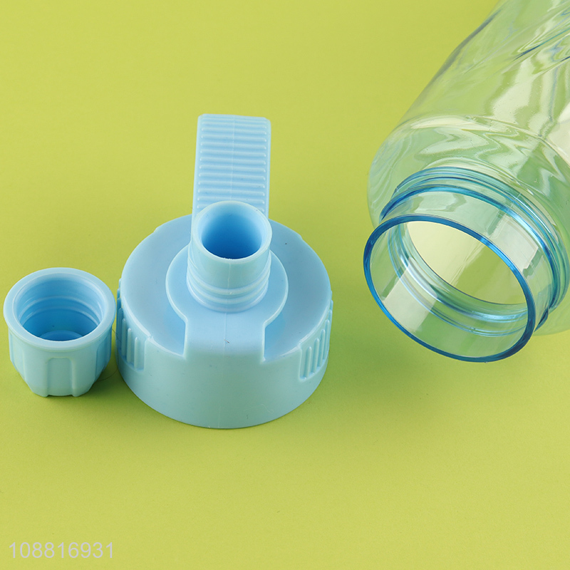 Factory supply leakproof plastic water bottle with handle