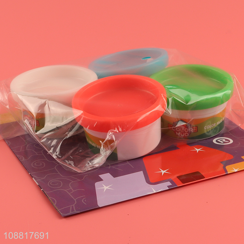 New product ice cream series diy colored mud toy set