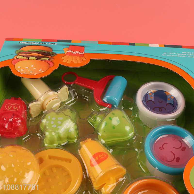 Good selling children diy colored mud set toys wholesale