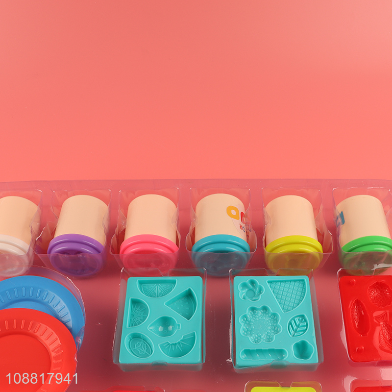 New product pizza series color mud set toys for kids