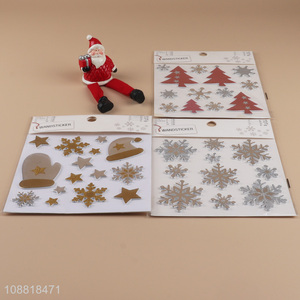 Popular products home decor pvc christmas sticker wholesale