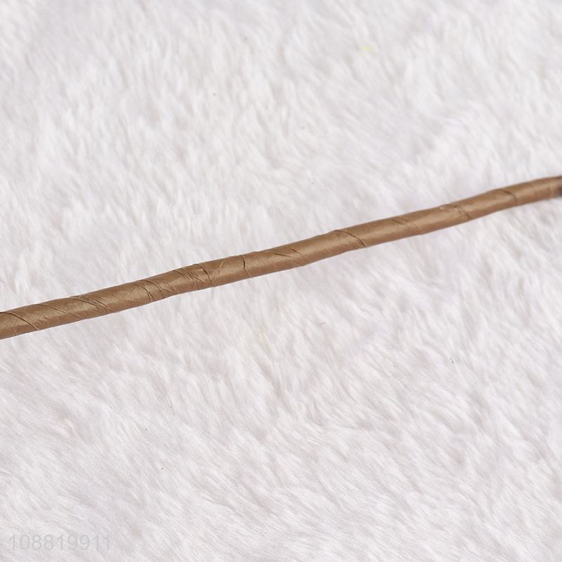 Wholesale 5-branch artificial red berry stem for Xmas tree deocr