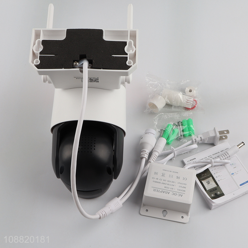 Hot selling outdoor waterproof WiFi camera with alarm apparatus