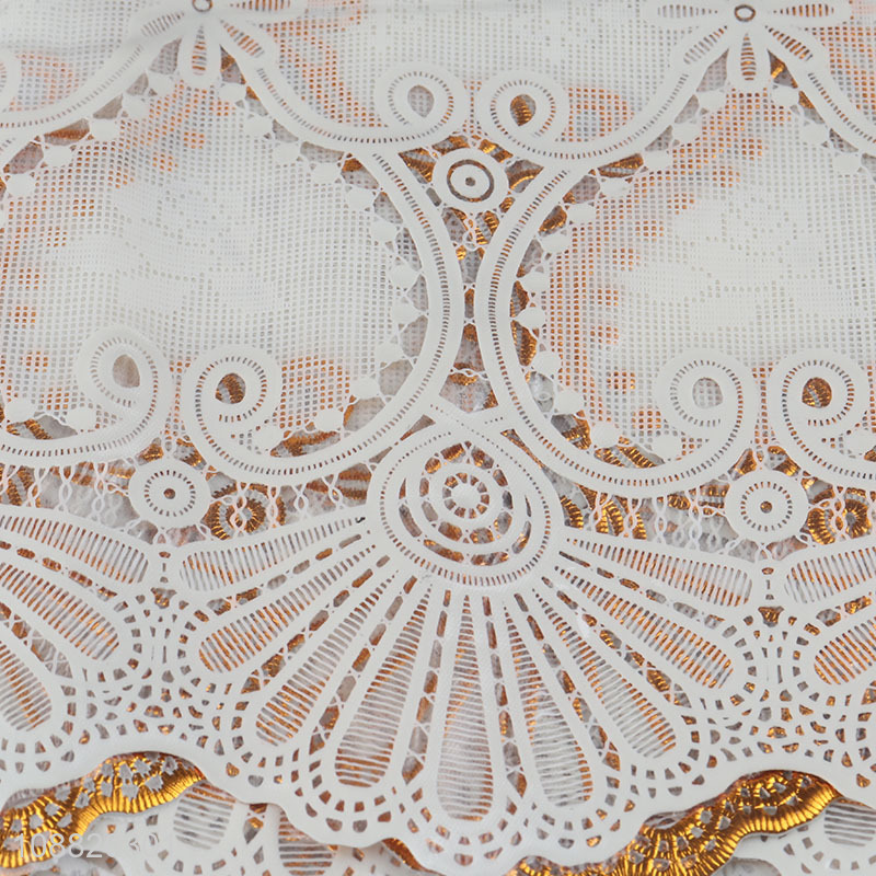 Online wholesale table decoration pvc rectangle table cloth