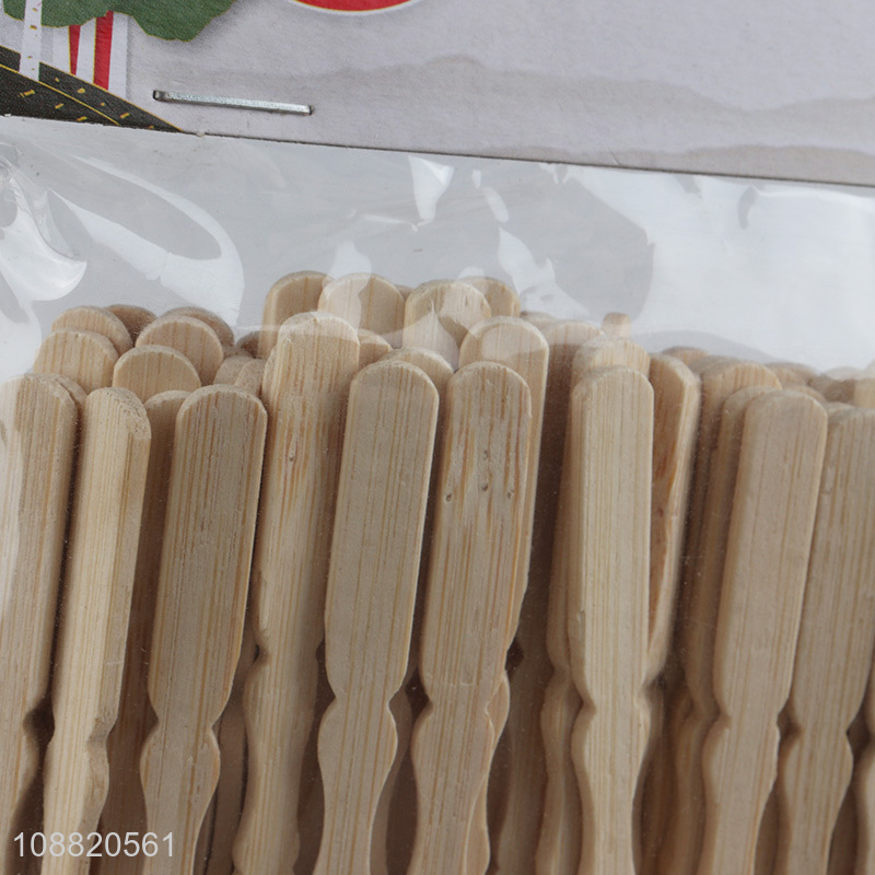 China products bamboo disposable fruits sticks for sale