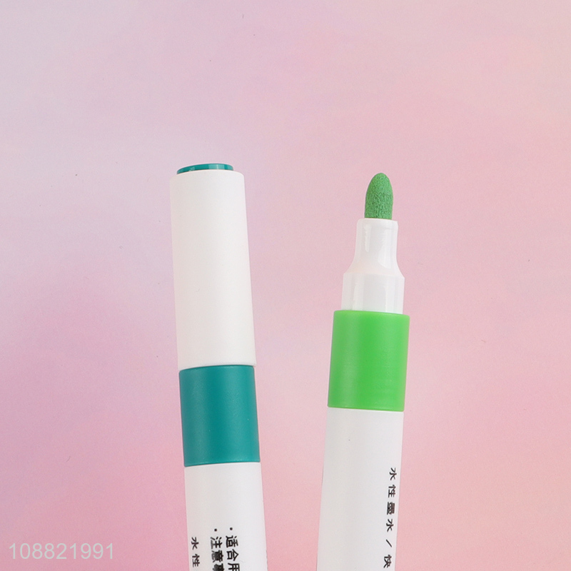 Wholesale 12 colors acrylic paint pens markers for coloring