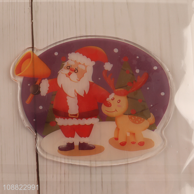 Factory Supply Christmas Gel Window Clings for Kids Toddlers