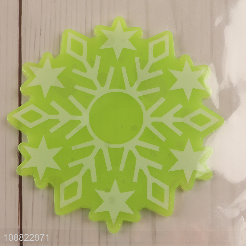 Wholesale Thick Gel Christmas Window Clings for Decoration