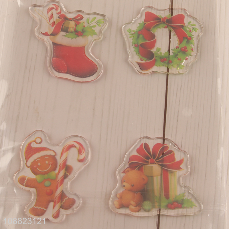 Good Quality Christmas Window Stickers Reusable Window Decals