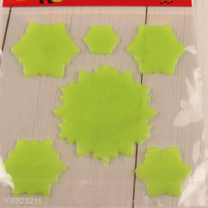 Factory Supply Thick Gel Christmas Window Clings for Decoration