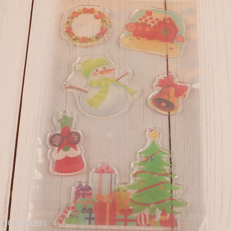 China Imports Christmas Window Clings Window Decals Stickers