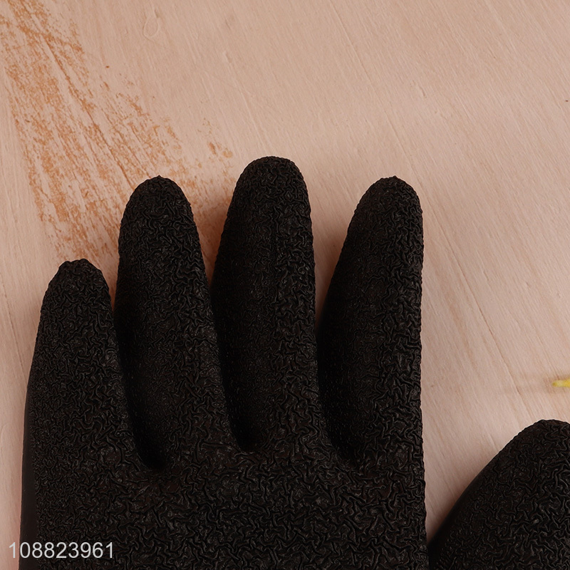 New arrival latex coated gardening gloves safety waterproof work gloves