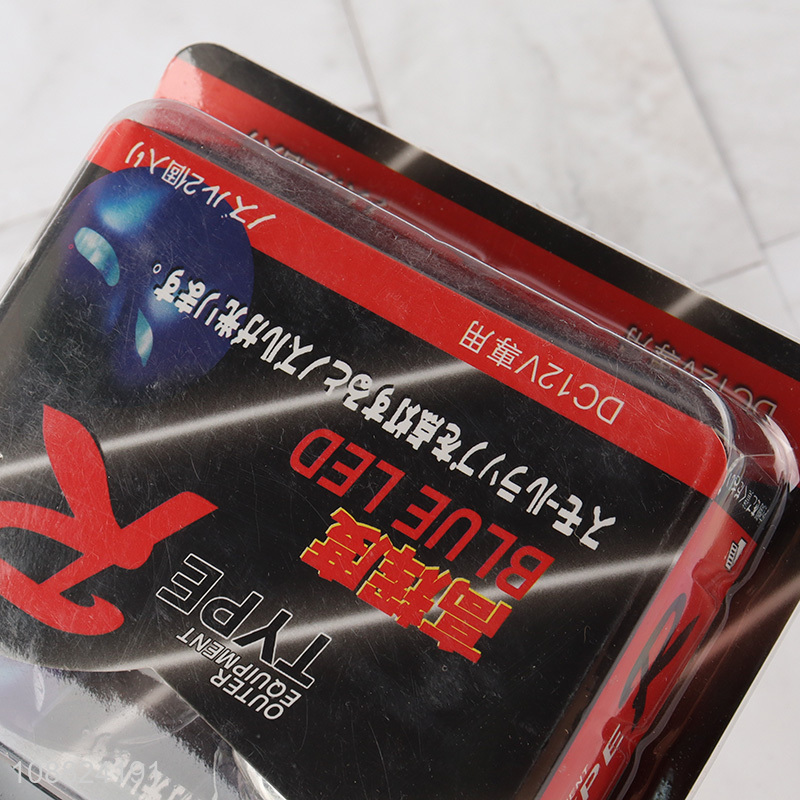 Hot sale car outer equipment DC12Vblue led car light