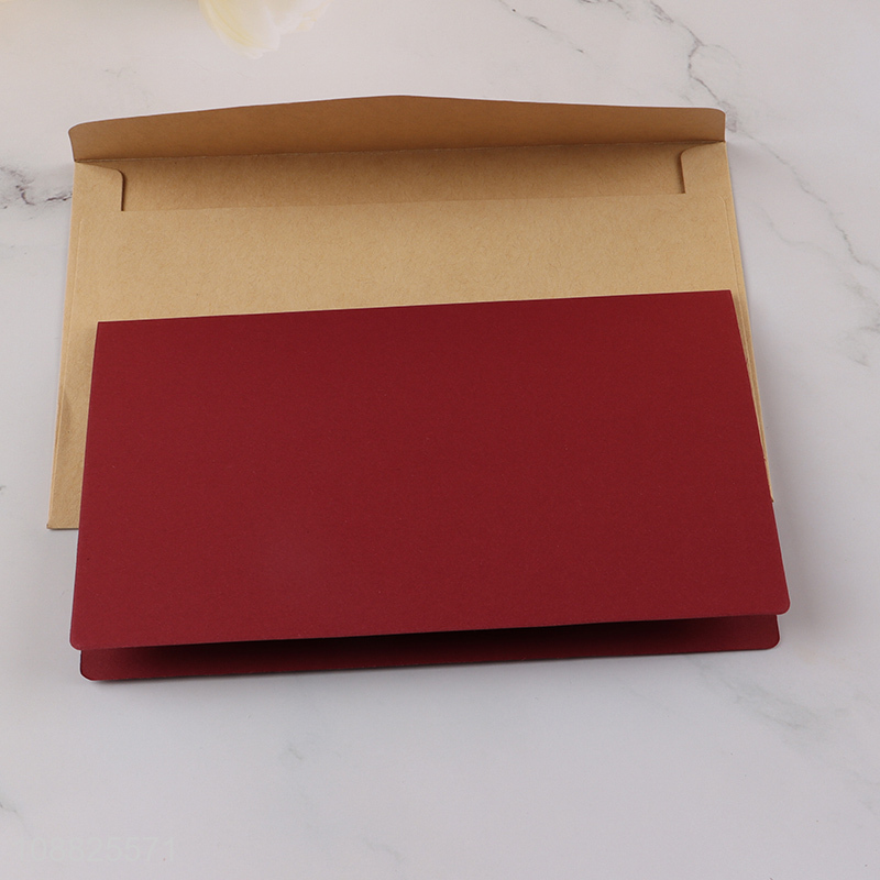 Good Quality Vintage Valentine's Day Cards with Envelope for Husband Wife