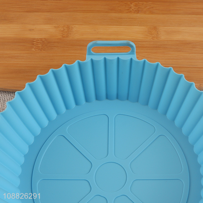 Hot selling reusable heat resistant silicone air fryer liner basket