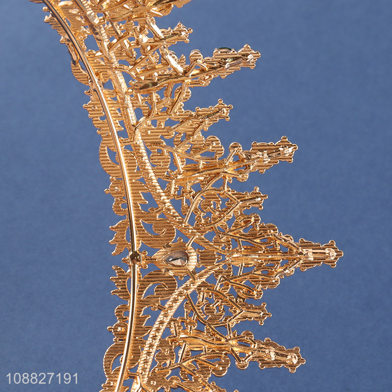 Yiwu market hair accessories crystal tiaras for princess girls