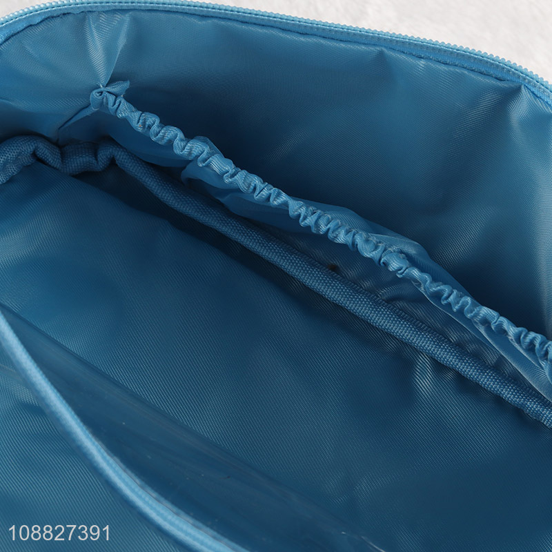 Best selling portable polyester makeup bag cosmetic bag wholesale