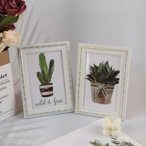 Wholesale Plastic Photo Frame for Home Desktop Decoration