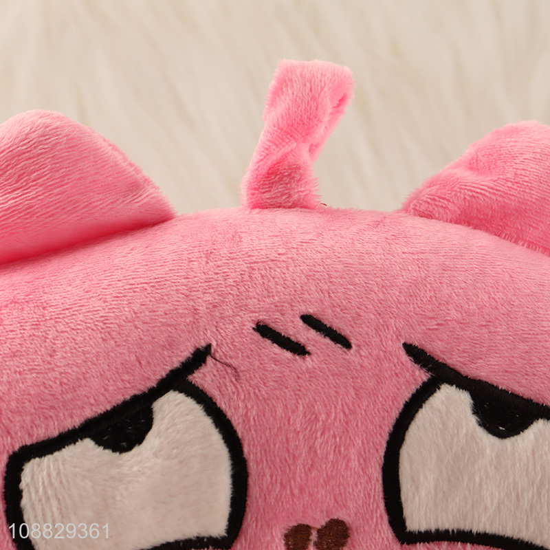 China factory pink u-shaped travel portable pillow